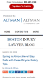 Mobile Screenshot of bostoninjurylawyerblog.com
