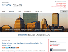 Tablet Screenshot of bostoninjurylawyerblog.com